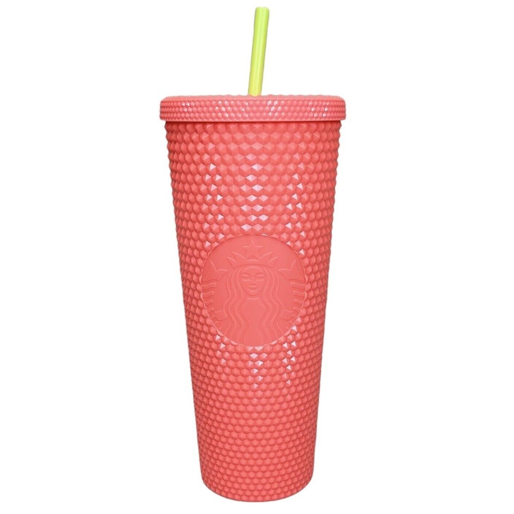 Starbucks Dragonfruit Studded 24oz Cold Cup Tumbler New Without Box